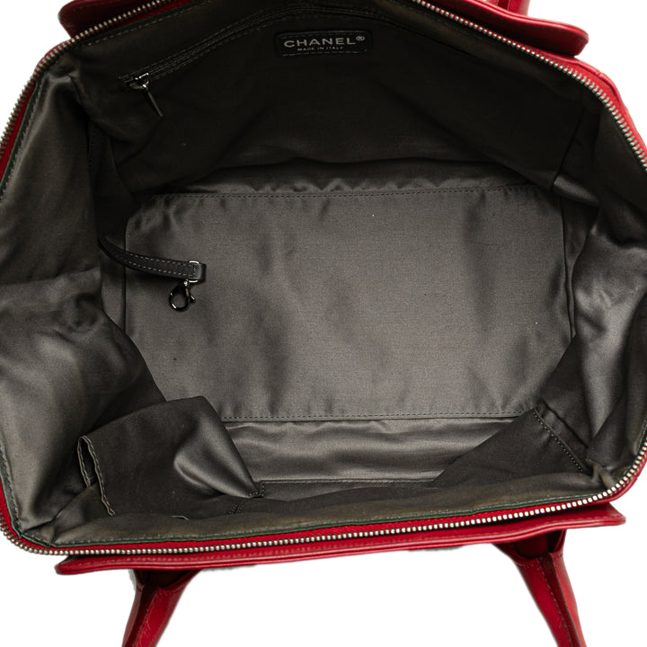 Chanel Carré Surpiqué Lax Sac Cuir d'agneau