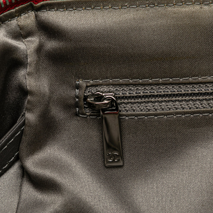 Chanel Carré Surpiqué Lax Sac Cuir d'agneau