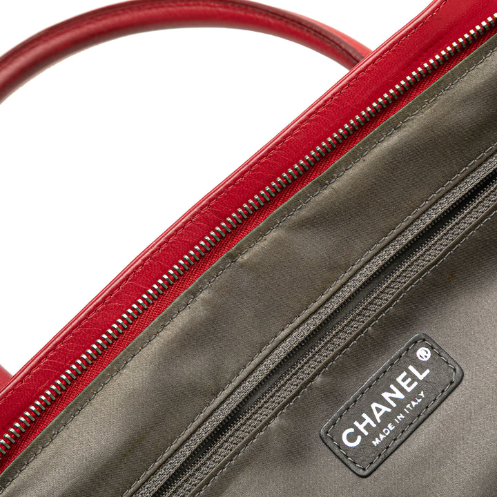 Chanel Carré Surpiqué Lax Sac Cuir d'agneau