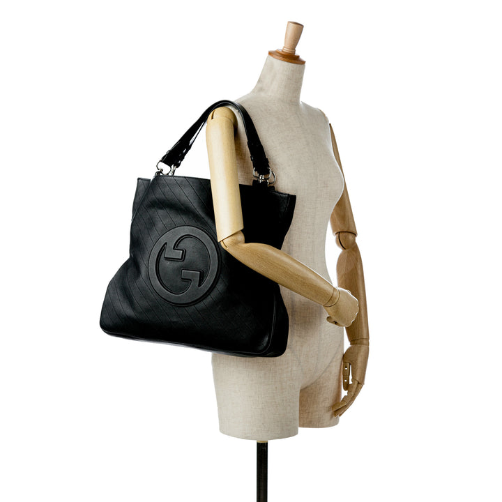 Medium Blondie Satchel Black - Gaby Paris