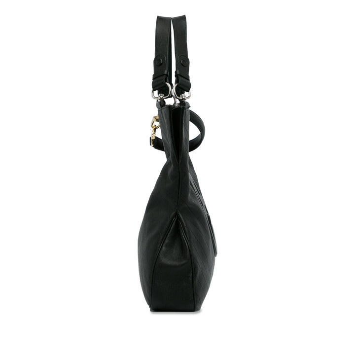 Medium Blondie Satchel Black - Gaby Paris