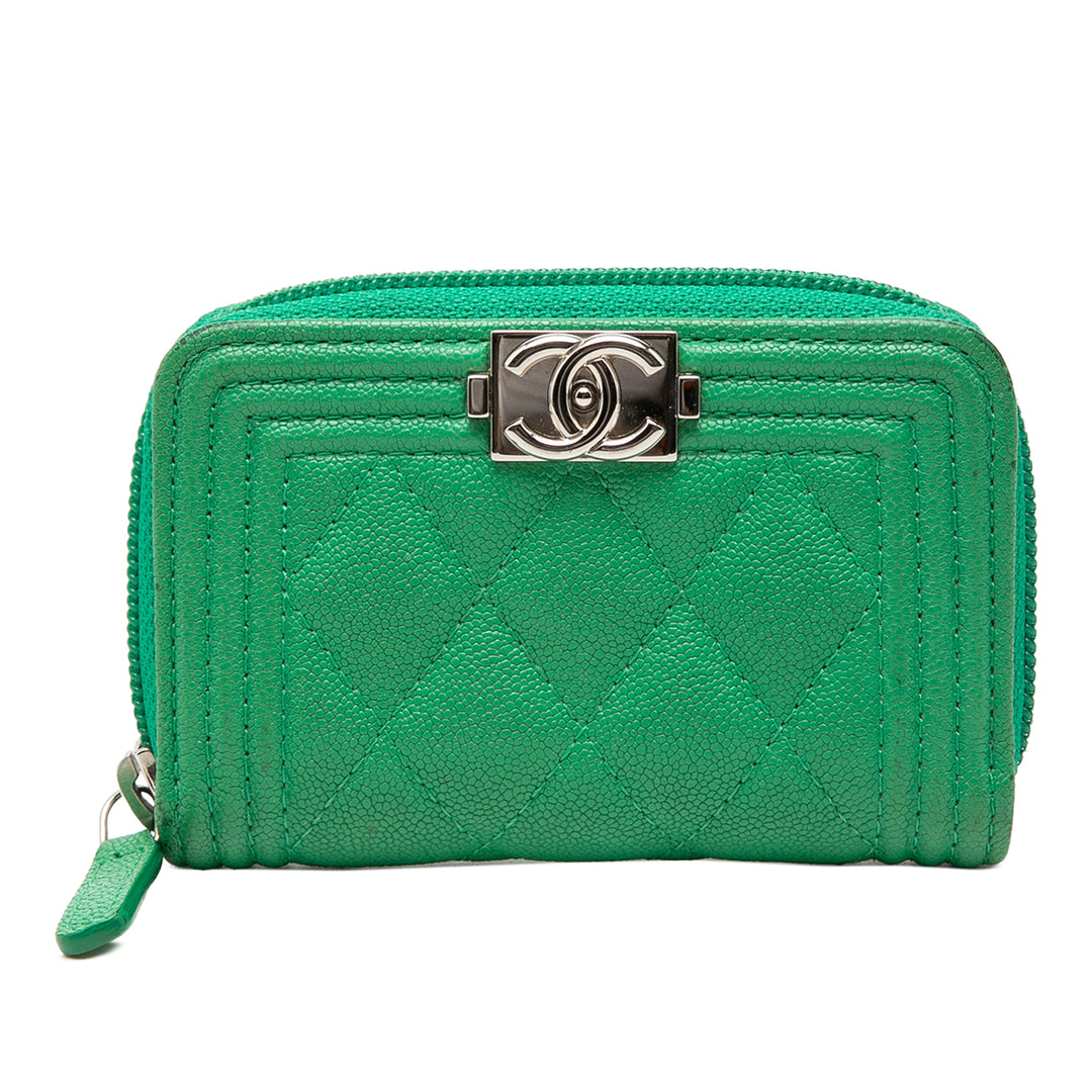 Chanel Matelassé Boy Porte-monnaie Cuir caviar