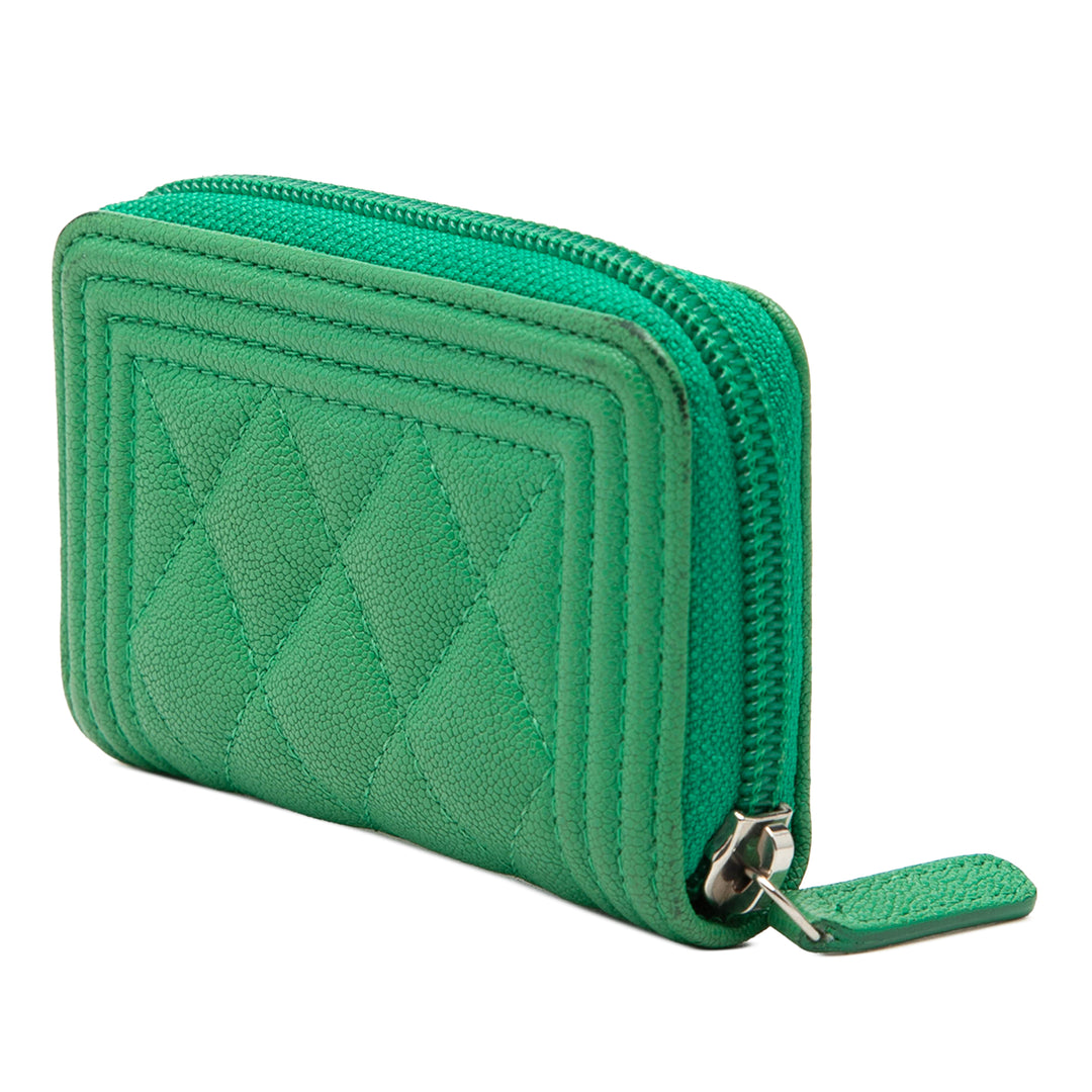Chanel Matelassé Boy Porte-monnaie Cuir caviar