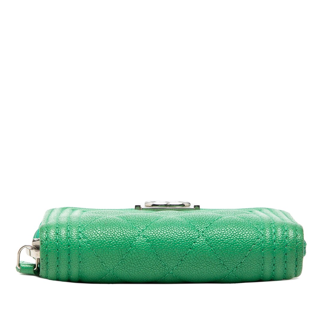 Chanel Matelassé Boy Porte-monnaie Cuir caviar