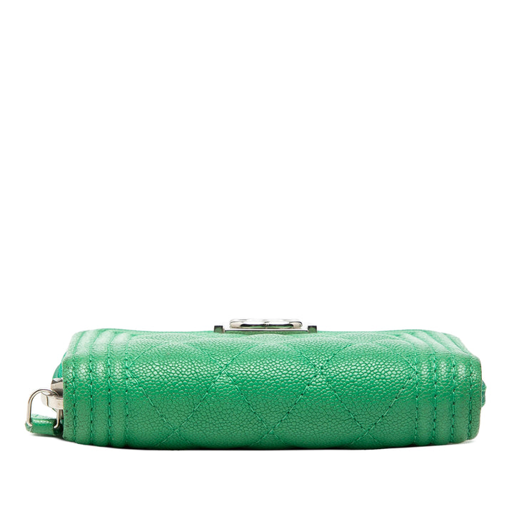 Chanel Matelassé Boy Porte-monnaie Cuir caviar