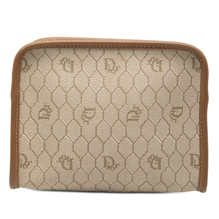 Dior Honeycomb Coated Toile Pochette