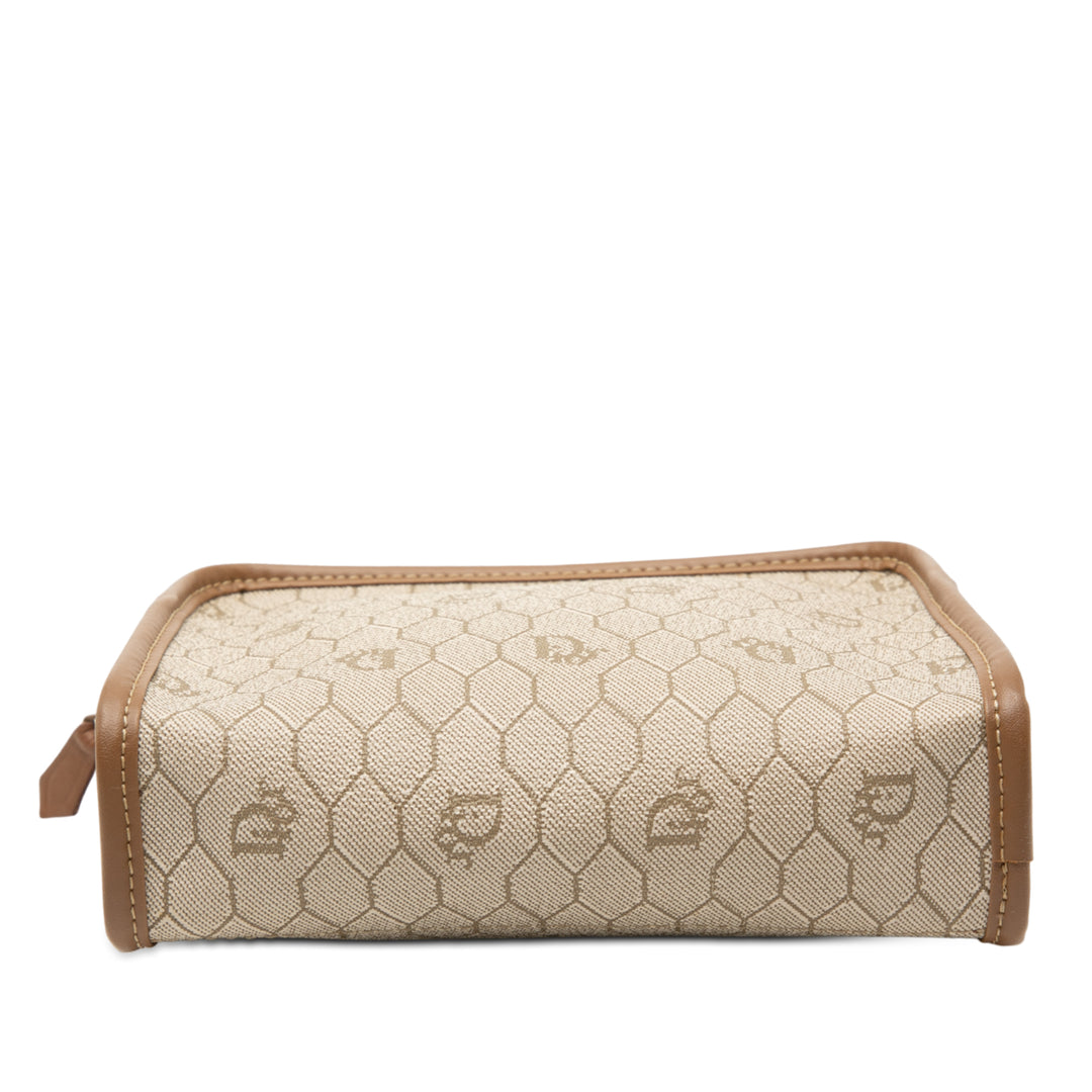 Dior Honeycomb Coated Toile Pochette