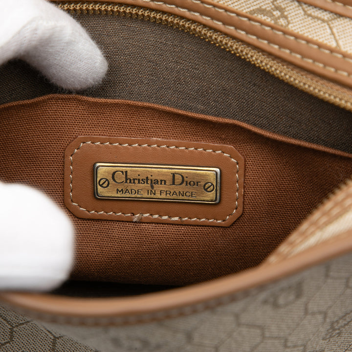 Dior Honeycomb Coated Toile Pochette