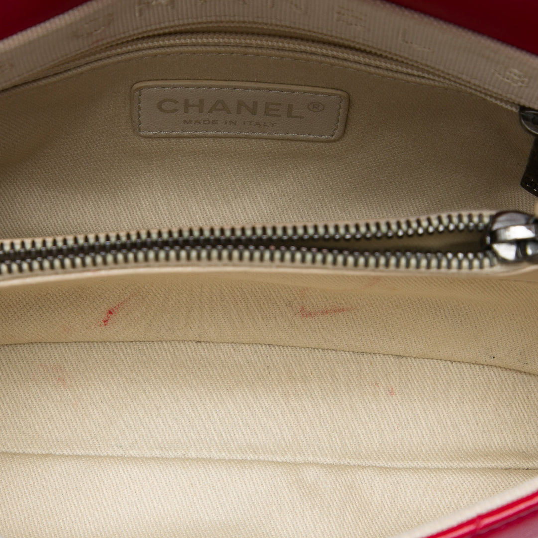 Chanel Small Matelassé Sheepskin Rocks à rabat