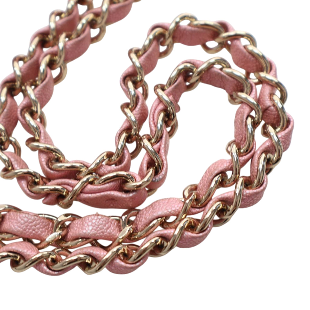 Chanel Medium Classic Iridescent Caviar Double rabat