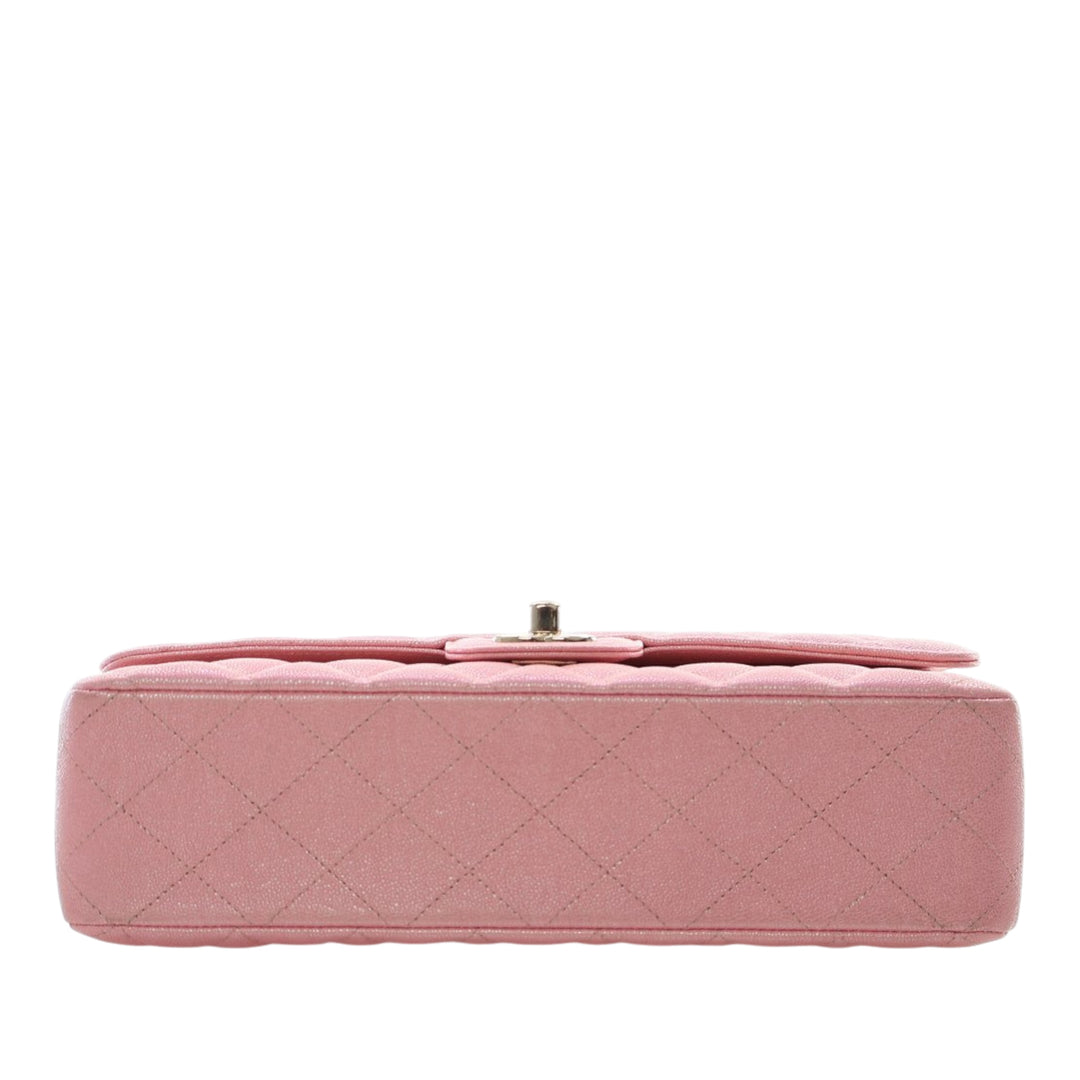 Chanel Medium Classic Iridescent Caviar Double rabat