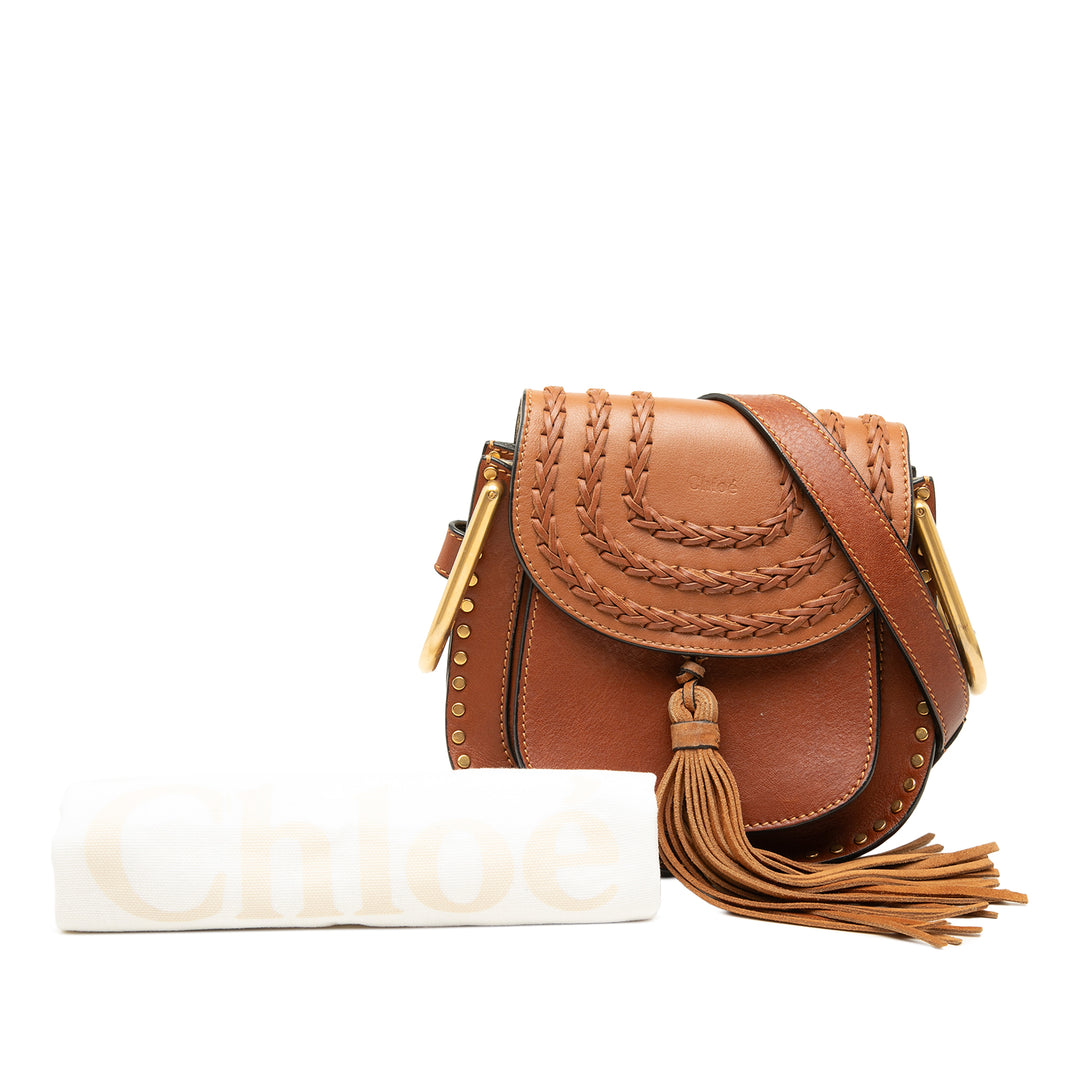Braided Hudson Sac Petit Marron