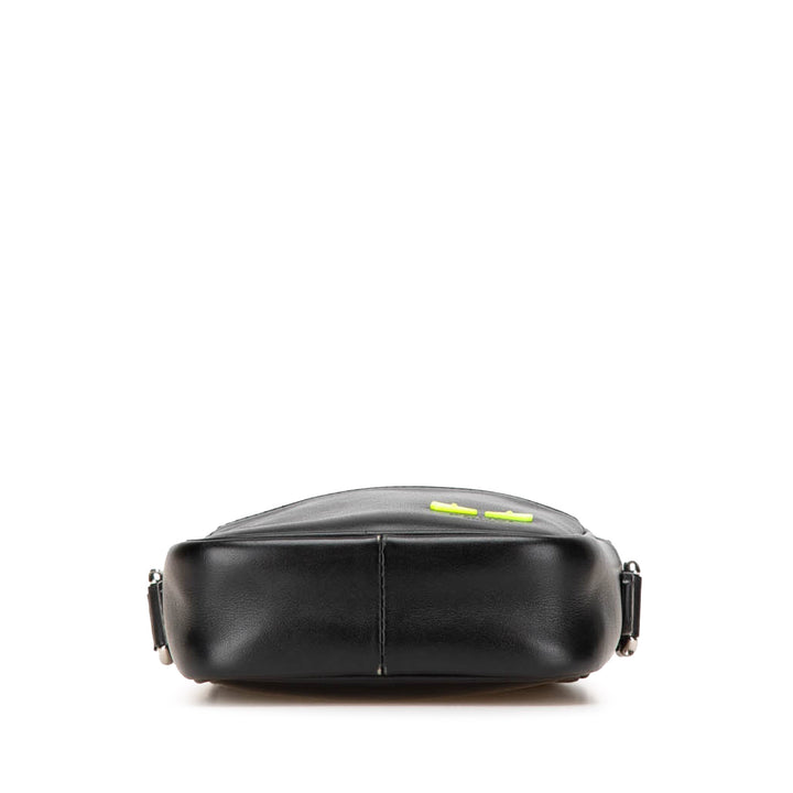 Small Leather Monster Bug Crossbody Black - Gaby Paris
