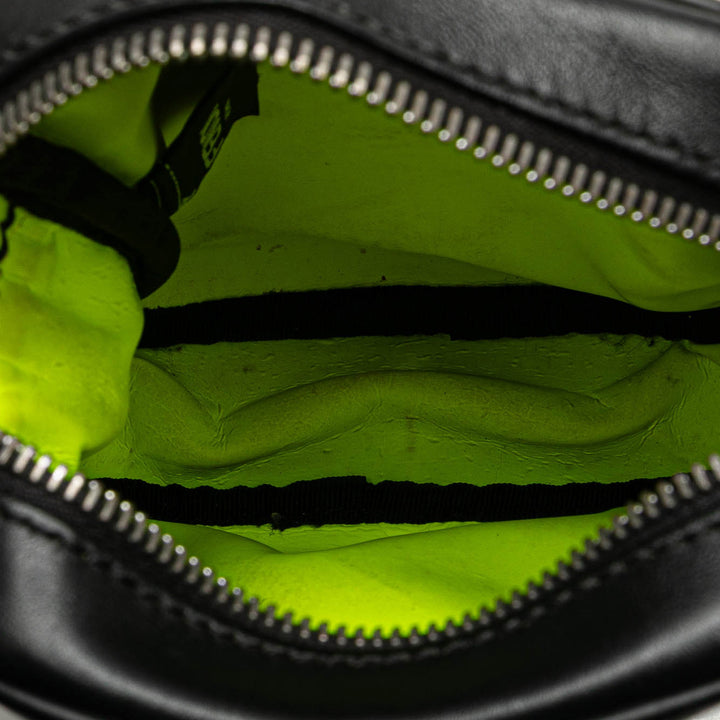 Small Leather Monster Bug Crossbody Black - Gaby Paris
