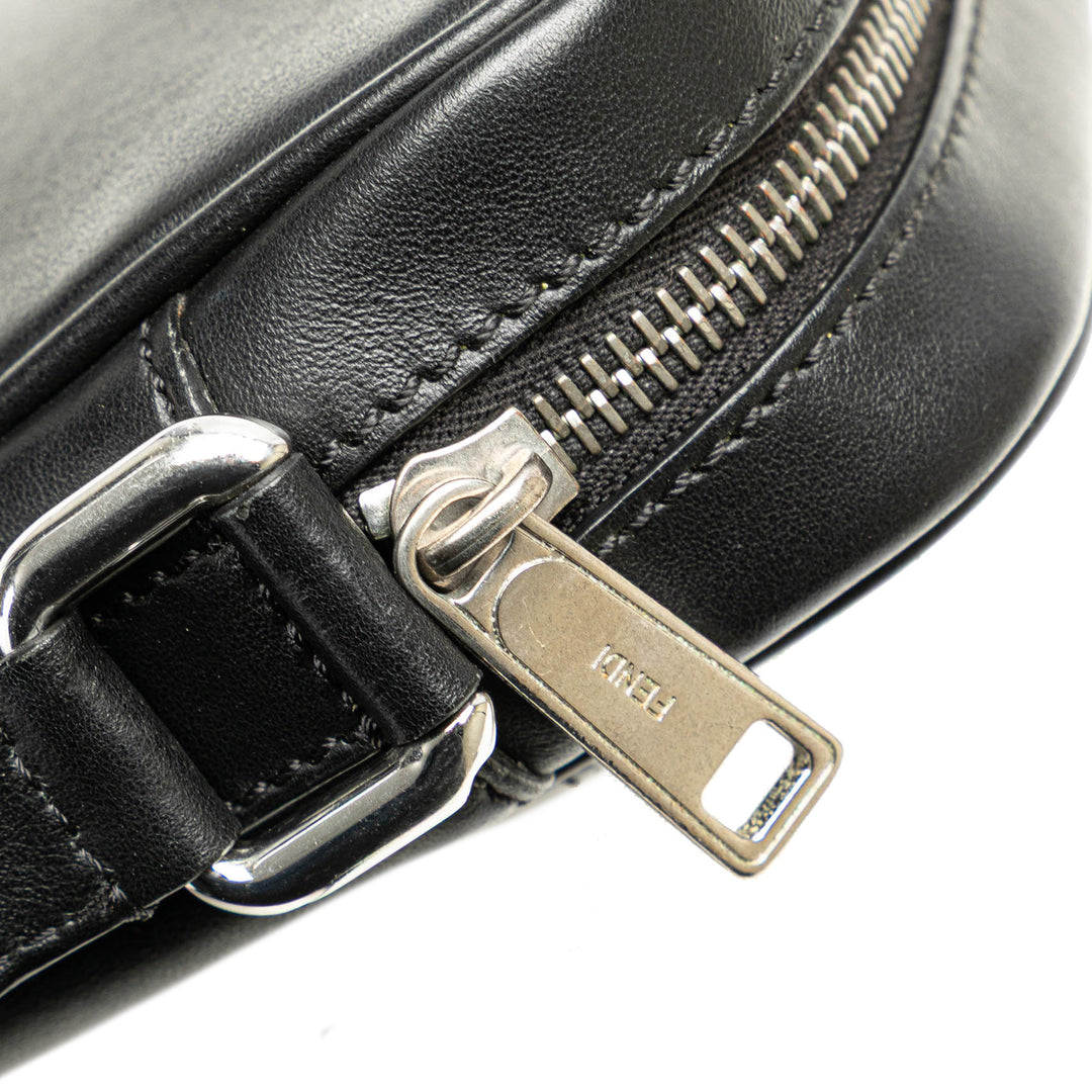 Small Leather Monster Bug Crossbody Black - Gaby Paris
