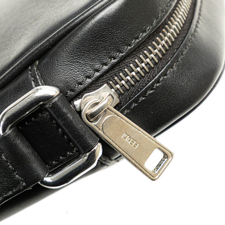 Small Leather Monster Bug Crossbody Black - Gaby Paris