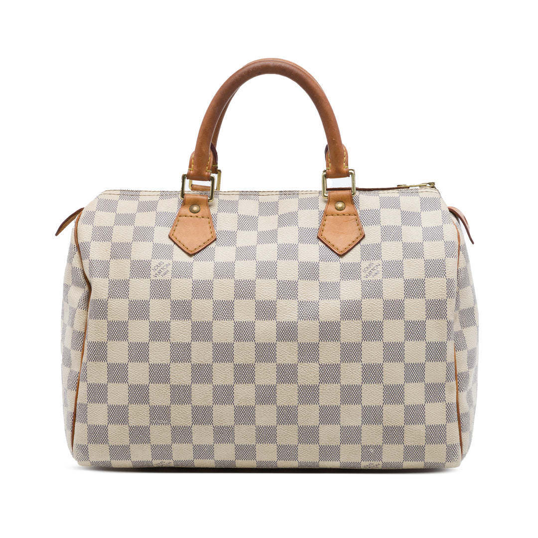 Louis Vuitton Speedy 30 Damier Azur Blanc