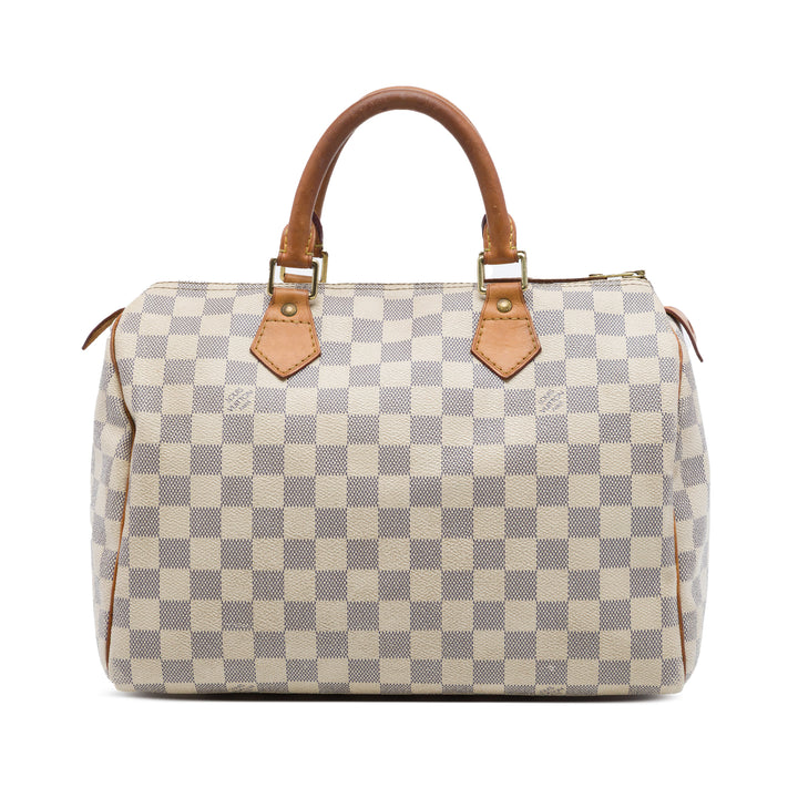 Louis Vuitton Speedy 30 Damier Azur Blanc