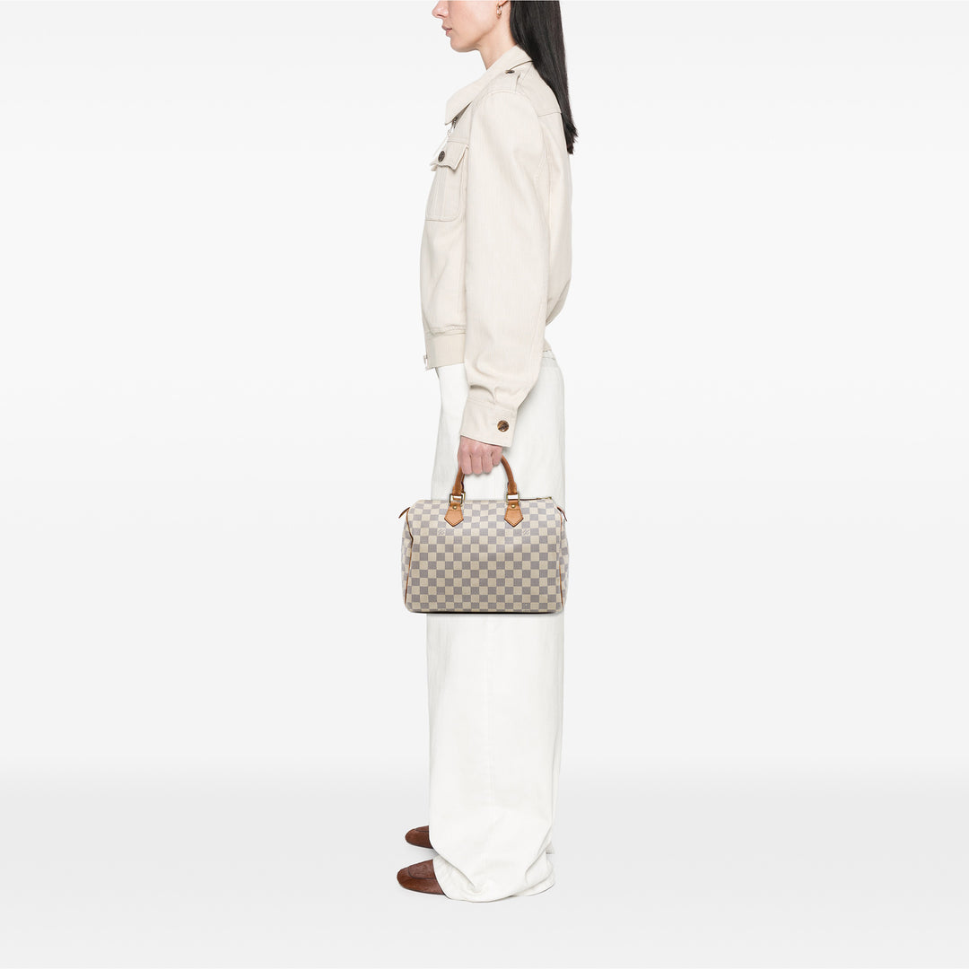 Louis Vuitton Speedy 30 Damier Azur Blanc
