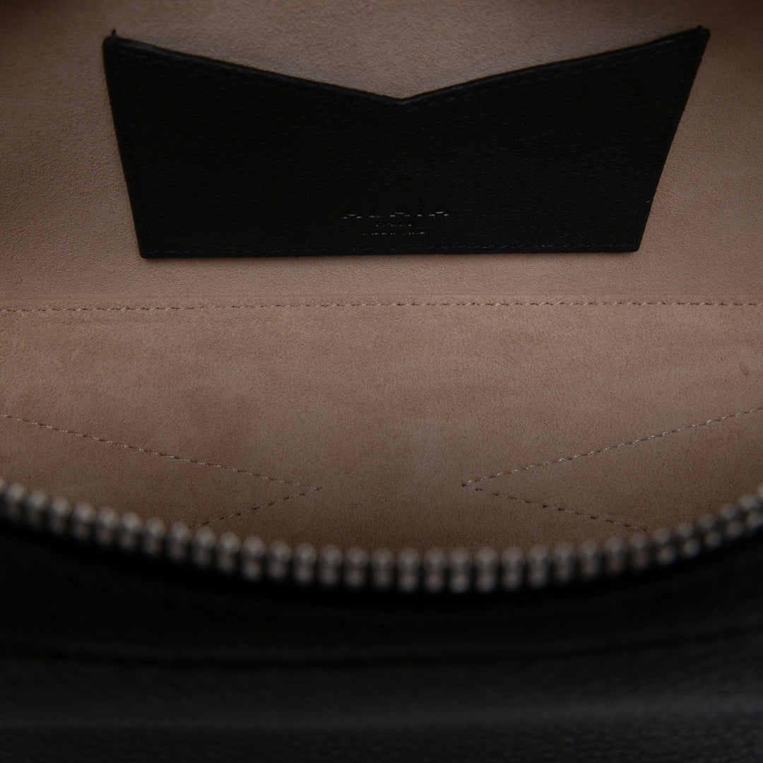 ALAÏA Le Teckel Sac Moyen Cuir de chèvre Noir – vue 4 – GABY PARIS