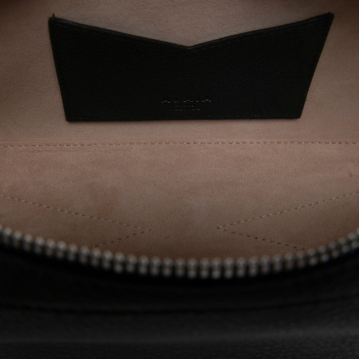 ALAÏA Le Teckel Sac Moyen Cuir de chèvre Noir – vue 4 – GABY PARIS