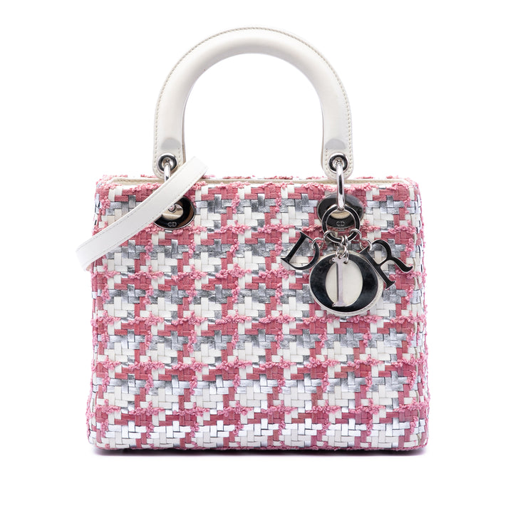 Dior Medium Cuir d’agneau And Tweed Lady Dior