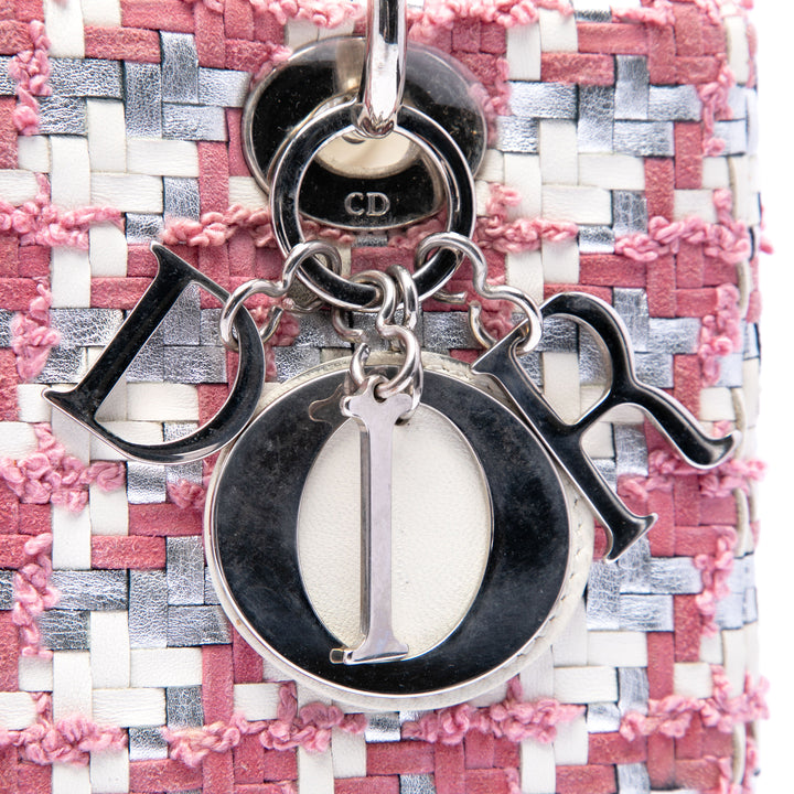 Dior Medium Cuir d’agneau And Tweed Lady Dior