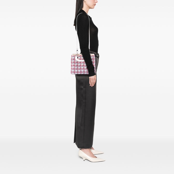 Dior Medium Cuir d’agneau And Tweed Lady Dior