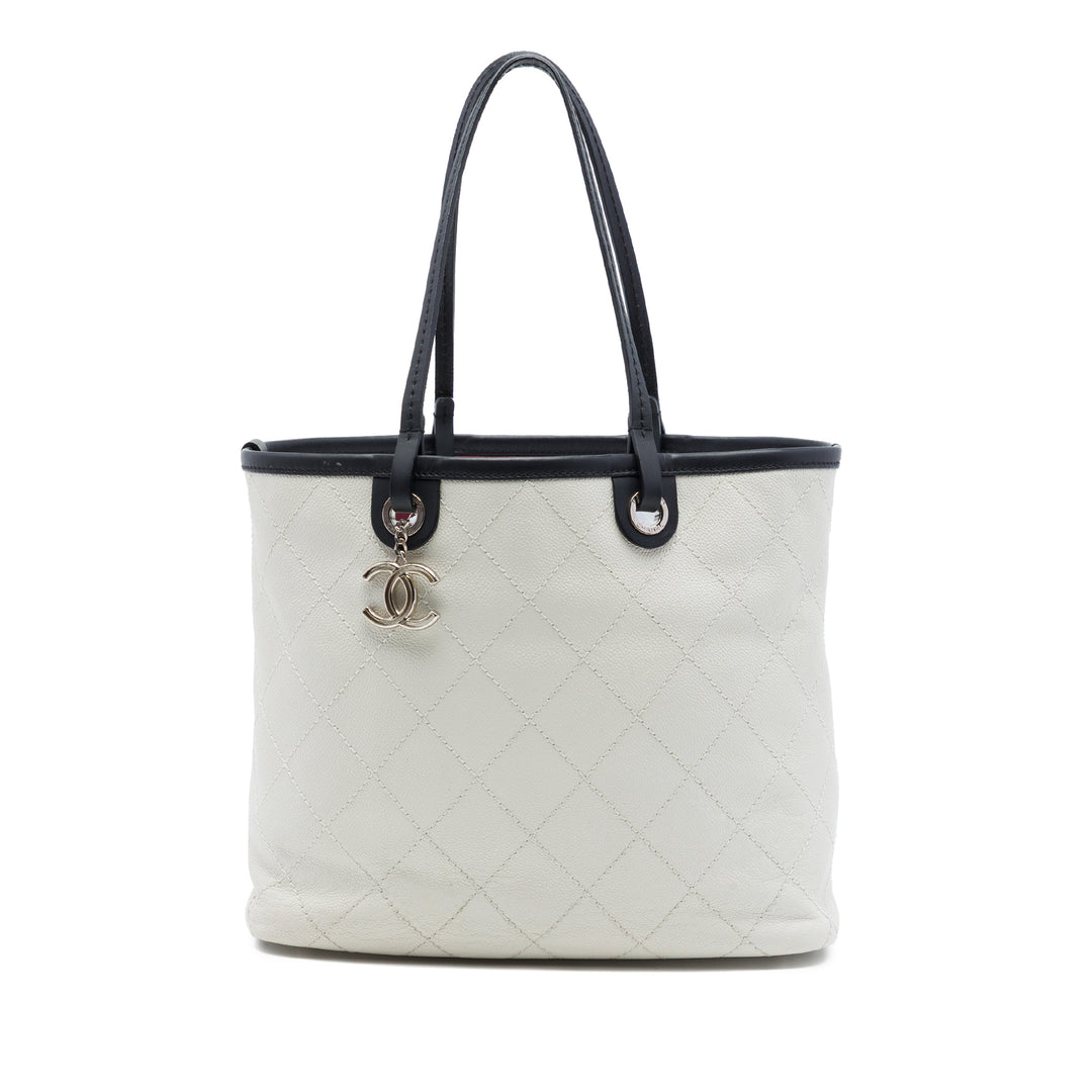 Chanel Matelassé Caviar Shopping Fever Cabas