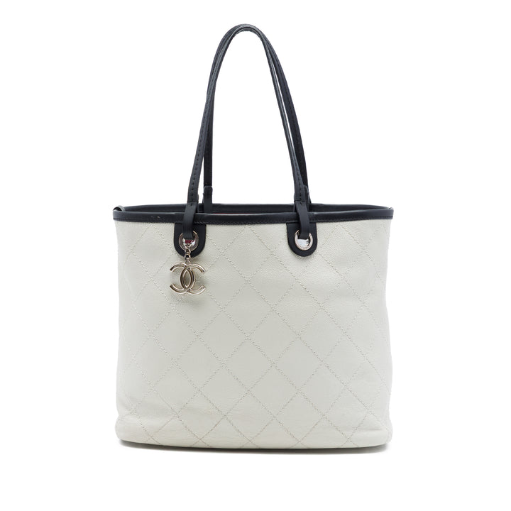 Chanel Matelassé Caviar Shopping Fever Cabas