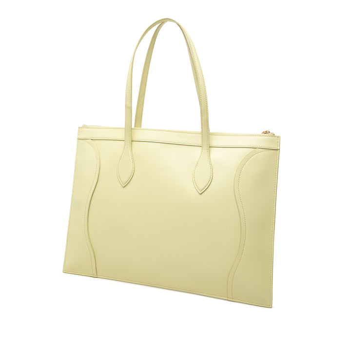 Celine Glossy Plat Luggage Cabas Cuir de veau
