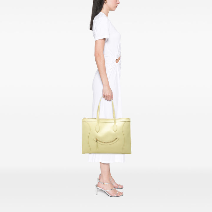 Celine Glossy Plat Luggage Cabas Cuir de veau