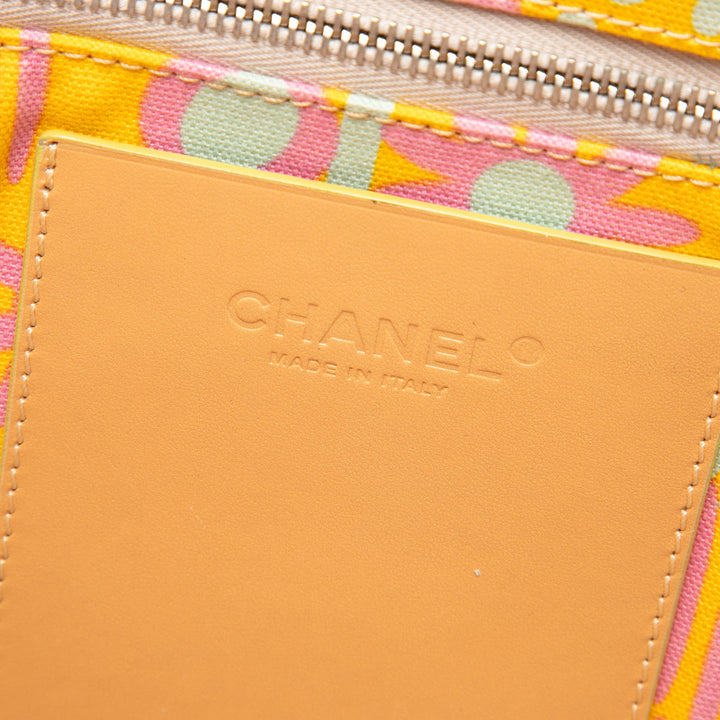 Chanel CC Toile High Summer Flower Cabas