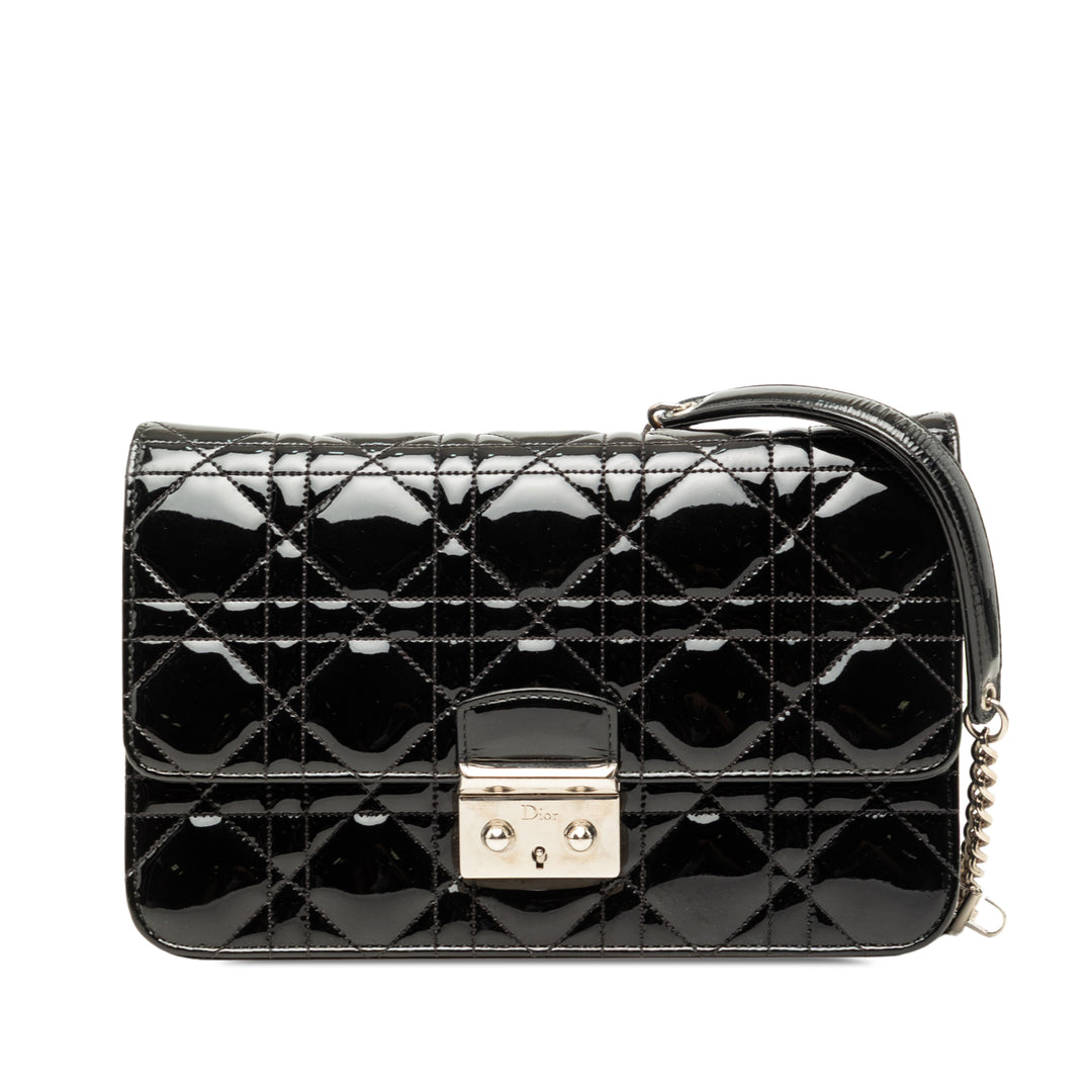 Dior Cannage Miss Dior Promenade Sac Noir – vue principale – GABY PARIS