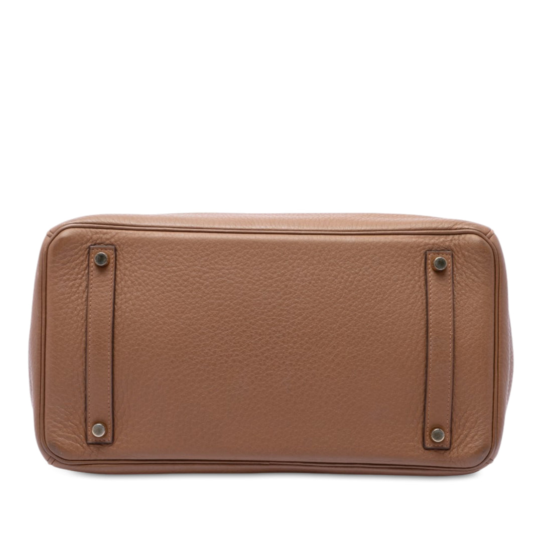 Hermès Birkin Retourne 35 Clémence Marron – vue 3 – GABY PARIS