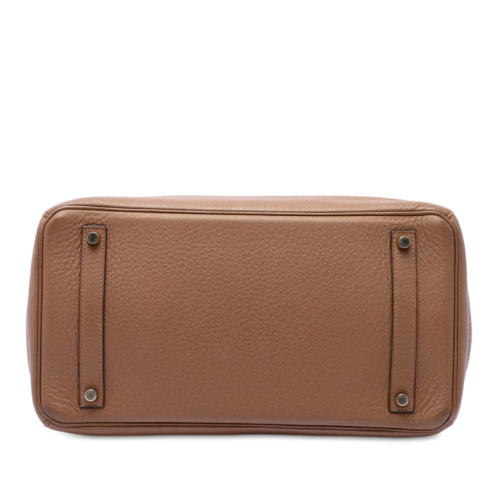 Hermès Birkin Retourne 35 Clémence Marron – vue 3 – GABY PARIS