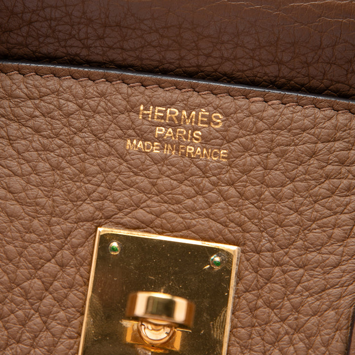 Hermès Birkin Retourne 35 Clémence Marron – vue 5 – GABY PARIS