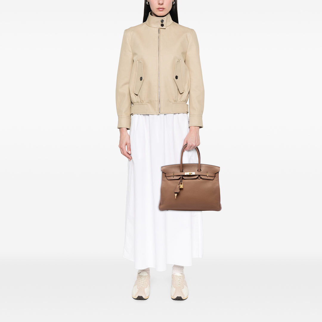 Hermès Birkin Retourne 35 Clémence Marron – vue 6 – GABY PARIS