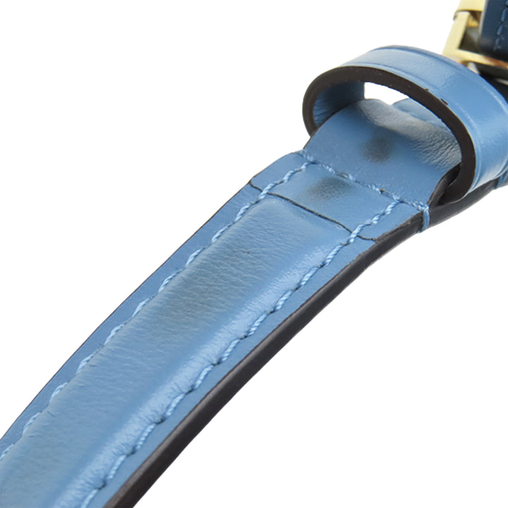 LV Pont 9 Souple MM Cuir de veau Bleu