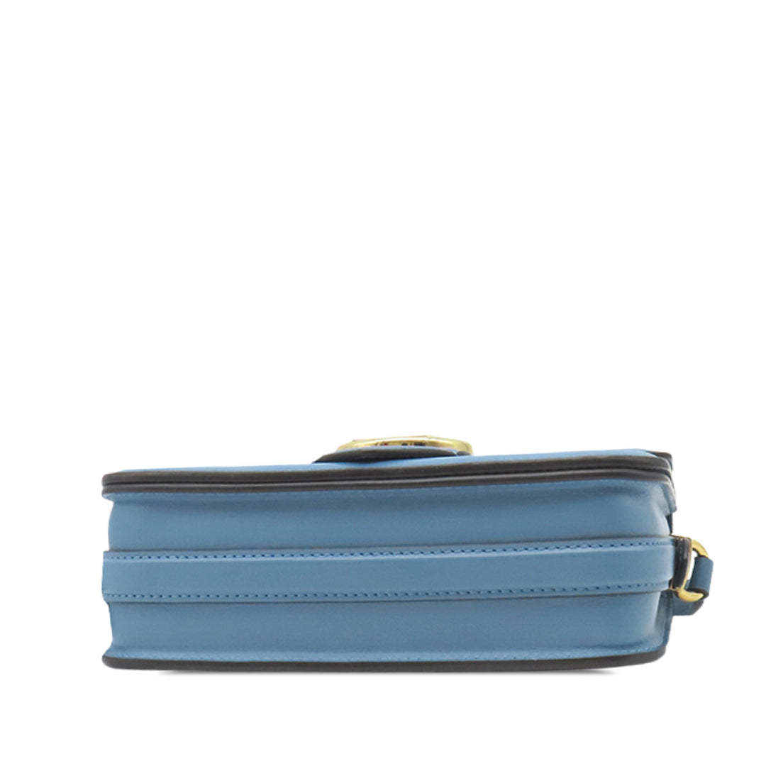 LV Pont 9 Souple MM Cuir de veau Bleu