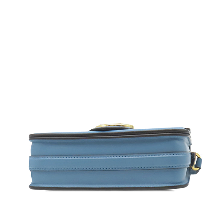 LV Pont 9 Souple MM Cuir de veau Bleu