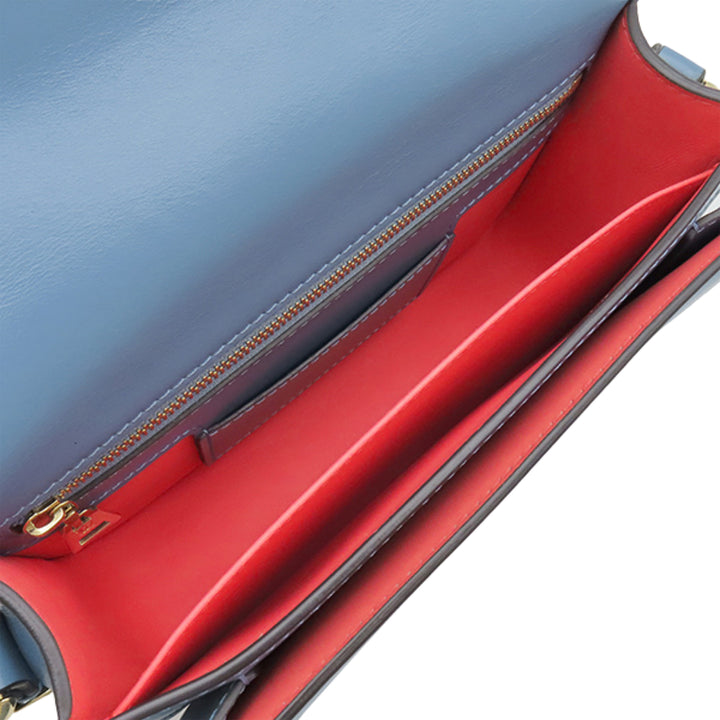 LV Pont 9 Souple MM Cuir de veau Bleu