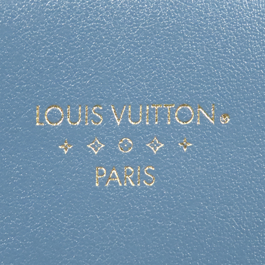 LV Pont 9 Souple MM Cuir de veau Bleu