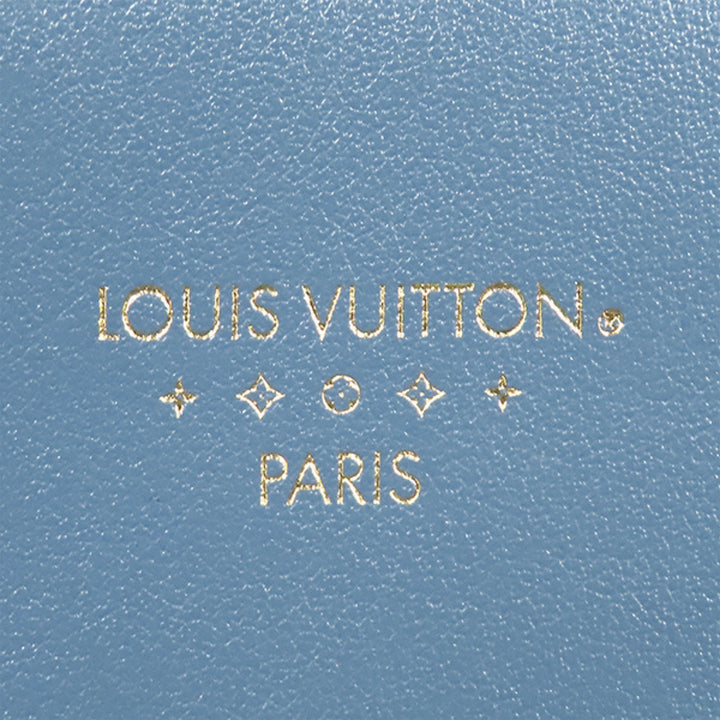 LV Pont 9 Souple MM Cuir de veau Bleu