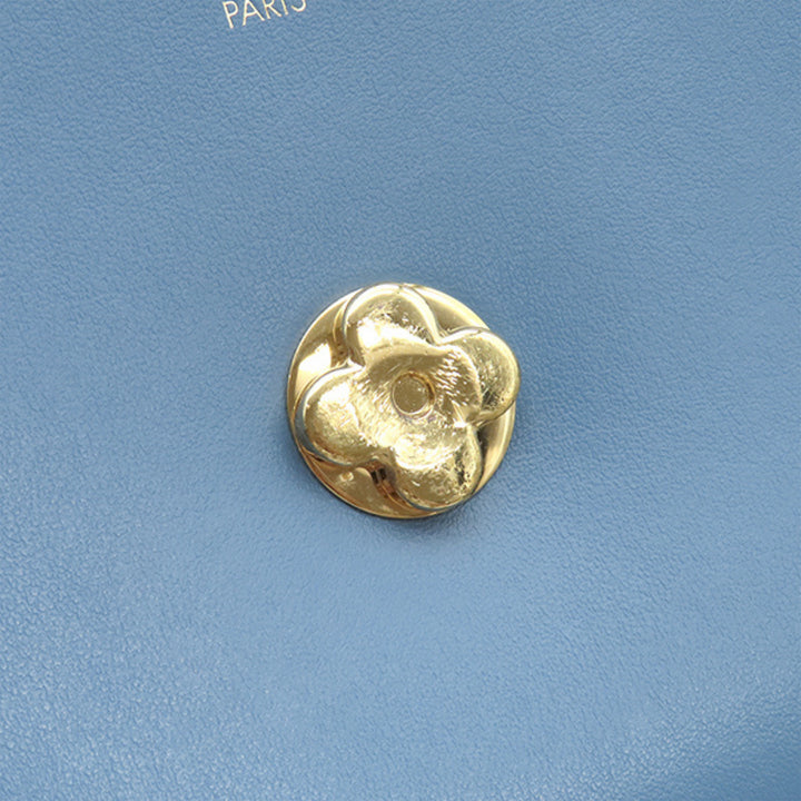 LV Pont 9 Souple MM Cuir de veau Bleu
