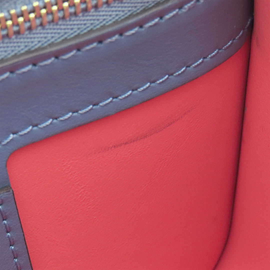 LV Pont 9 Souple MM Cuir de veau Bleu