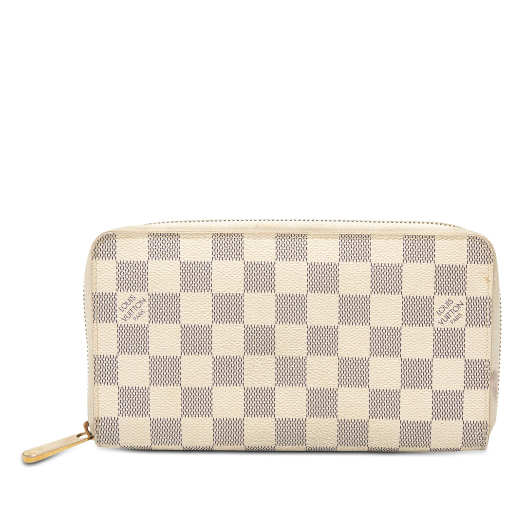 Louis Vuitton Damier Azur Zippy Portefeuille organisateur
