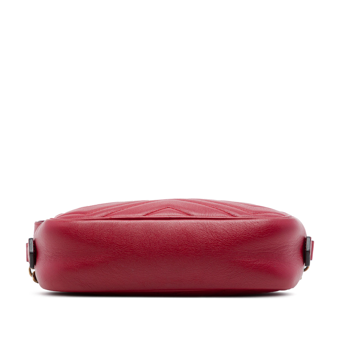 GG Marmont Matelasse Sac Mini Rouge