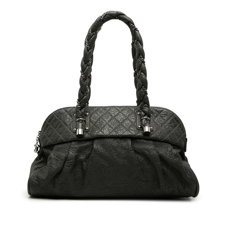 Chanel Cuir de veau Lady Braid Sac bandoulière