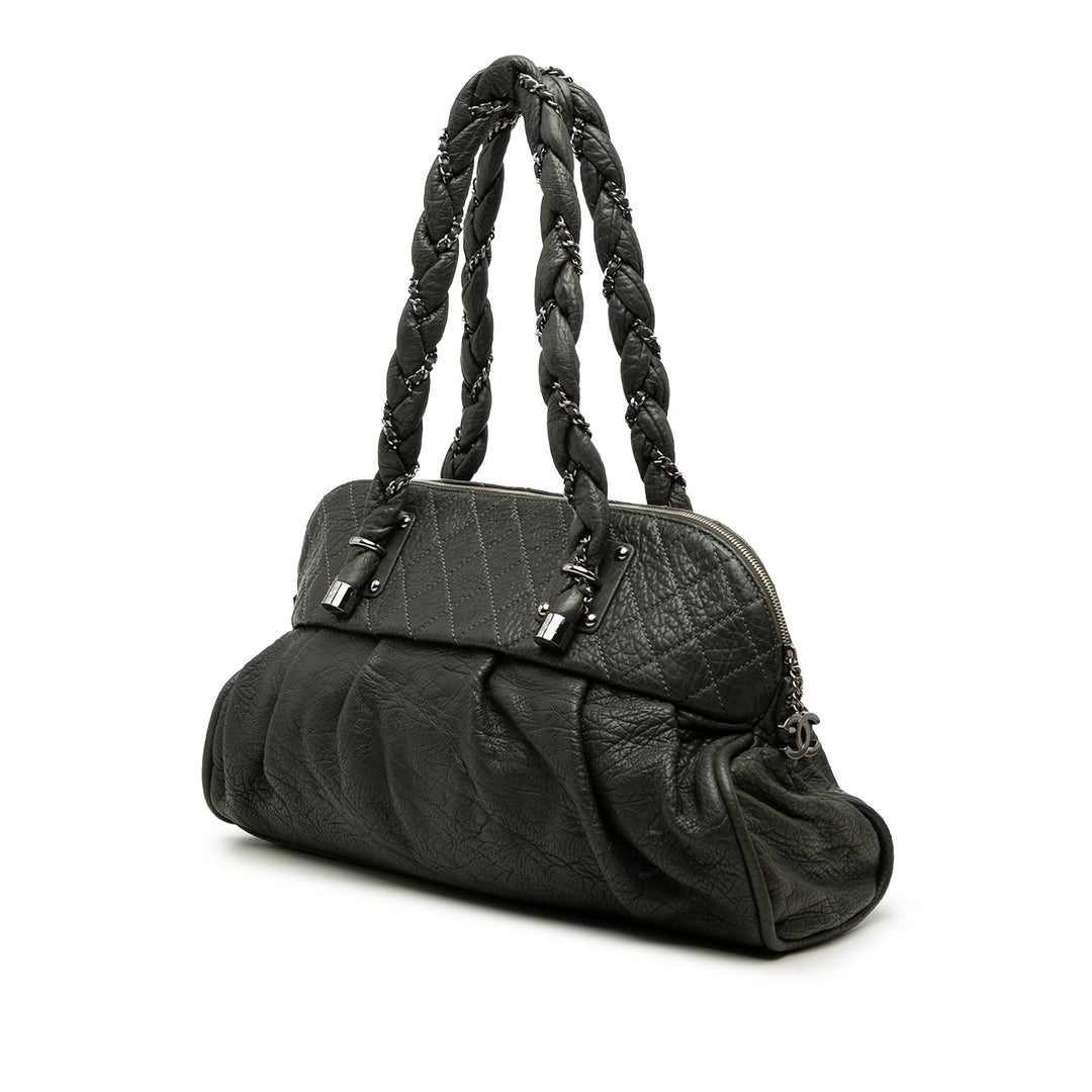 Chanel Cuir de veau Lady Braid Sac bandoulière